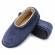 Pantufa Anatômica Flexível Masculina Atoalhada Mocassim - Índigo