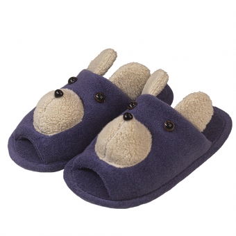 Chinelo Atoalhado Flexível Urso Carinhoso - Infantil
