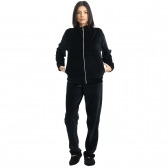 Conjunto em Plush com Zíper - Preto