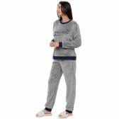 Pijama Feminino Pelúcia Fleece Wellness
