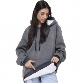 Blusa de Frio Moletom Peluciada Unissex - Chumbo