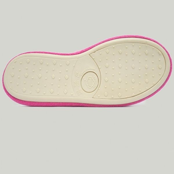 Pantufa Comfort Atoalhada Flexível Espuma 20mm Altura - Pink