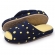 Pantufa Comfort em Malha Poá - Marinho