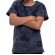 Pijama Masculino Infantil em Malha Floral - Marinho